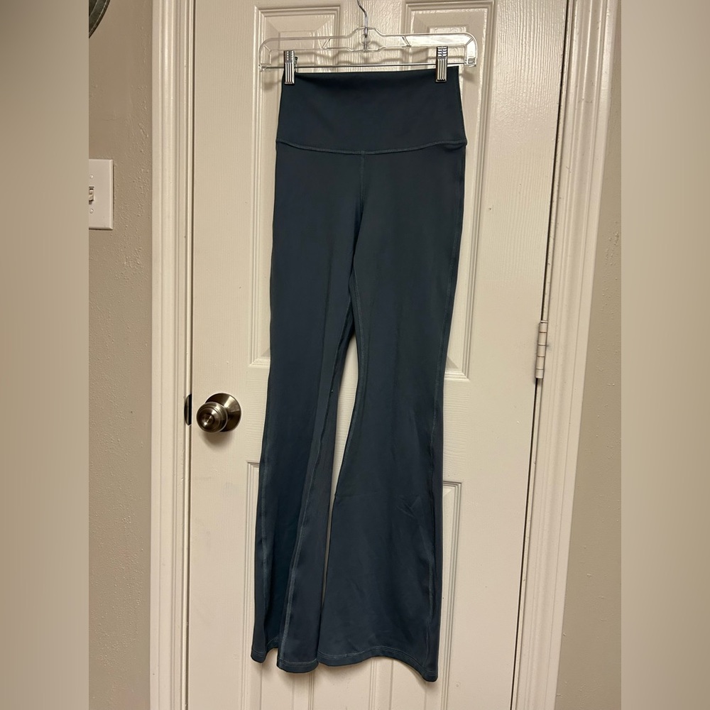 Gilly Hicks Dark Blue/Gray Flare Pants
